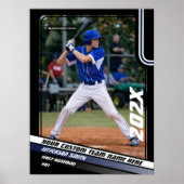 Benutzerdefiniertes Geschenk für Baseball Player i Poster (Vorne)