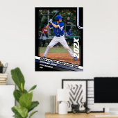 Benutzerdefiniertes Geschenk für Baseball Player i Poster (Heimbüro)