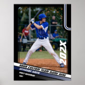 Benutzerdefiniertes Geschenk für Baseball Player i Poster (Vorne)