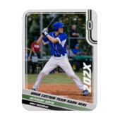 Benutzerdefiniertes Geschenk für Baseball-Spieler Magnet (Vertikal)