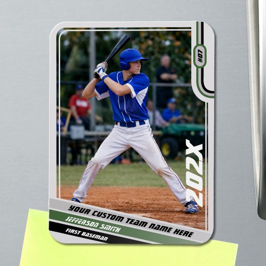 Benutzerdefiniertes Geschenk für Baseball-Spieler Magnet