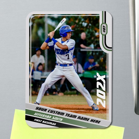 Benutzerdefiniertes Geschenk für Baseball-Spieler  Magnet