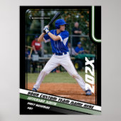 Benutzerdefiniertes Geschenk für Baseball-Spieler Poster (Vorne)