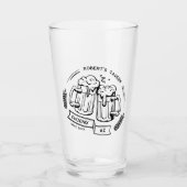 Benutzerdefiniertes Geschenk für Bier Lover Person Glas (Vorderseite)