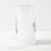 Benutzerdefiniertes Geschenk für Bier Lover Person Mattglas Bierglas (Mittel)