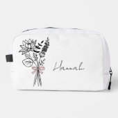 Benutzerdefiniertes Geschenk für Blumenkohl mit Bl Waschbeutel (Vorderseite)