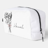 Benutzerdefiniertes Geschenk für Blumenkohl mit Bl Waschbeutel (Rechte Ecke)