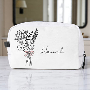 Benutzerdefiniertes Geschenk für Blumenkohl mit Bl Waschbeutel