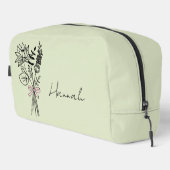 Benutzerdefiniertes Geschenk für Blumenmagd Waschbeutel (Rechte Ecke)