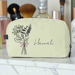 Benutzerdefiniertes Geschenk für Blumenmagd Waschbeutel