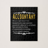 Benutzerdefiniertes Geschenk für Buchhalter Puzzle (Vertikal)