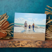 Benutzerdefiniertes Geschenk für das Foto mit Text Fotoplatte (Seite)