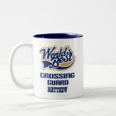 Benutzerdefiniertes Geschenk für den Crossschutz Zweifarbige Tasse (Links)