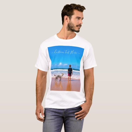 Benutzerdefiniertes Geschenk für den Foto-T - Shir T-Shirt (Vorne ganz)