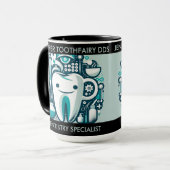 Benutzerdefiniertes Geschenk für Denstist Tasse (Vorderseite Links)