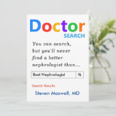 Benutzerdefiniertes Geschenk für Dermatologen Feiertagskarte (Stehend Vorderseite)