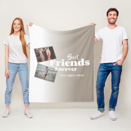 Benutzerdefiniertes Geschenk für die besten Freund Fleecedecke (Beispiel)