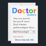 Benutzerdefiniertes Geschenk für die Pulmonologen- Feiertagskarte<br><div class="desc">Passen Sie dieses großartige Design für Ihr Lieblings-Gesundheitswesen beruflich an. Sie können den Namen und die Spezialität leicht ändern,  um ein Geschenk zu machen,  das sie schätze. Nachricht: Sie können auch die Schriftart- und Hintergrundfarbe ändern! RXMugs.com</div>