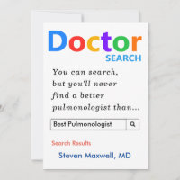 Benutzerdefiniertes Geschenk für die Pulmonologen-