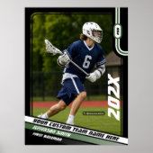 Benutzerdefiniertes Geschenk für Lacrosse Player i Poster (Vorne)