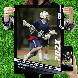 Benutzerdefiniertes Geschenk für Lacrosse Player i Poster
