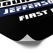 Benutzerdefiniertes Geschenk für Lacrosse Player i Poster (Ecke)