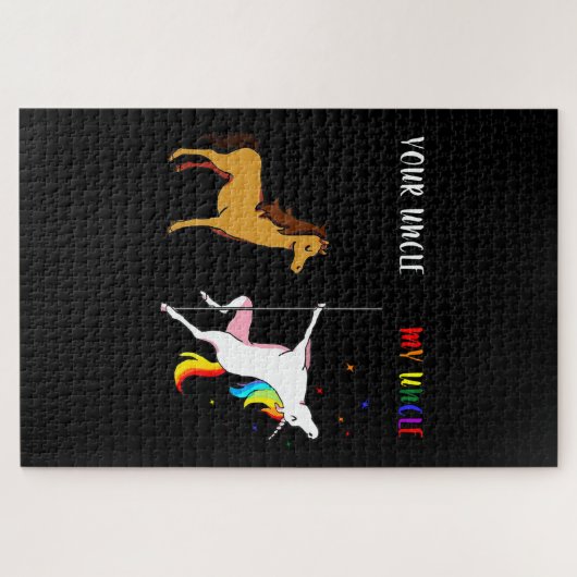 Benutzerdefiniertes Geschenk für LGBT Gay Pride-Re Puzzle (Horizontal)