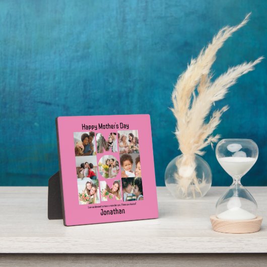 Benutzerdefiniertes Geschenk für Mama Mütter Tag 9 Fotoplatte (InSitu)