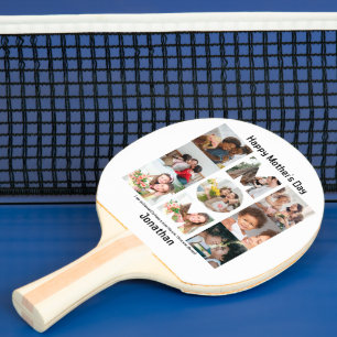 Benutzerdefiniertes Geschenk für Mama Mütter Tag 9 Tischtennis Schläger