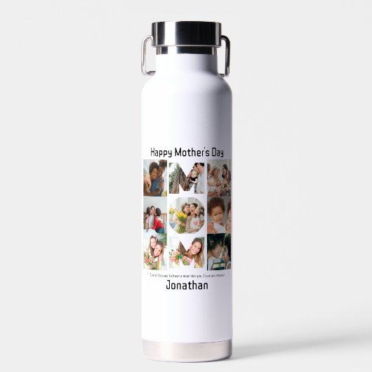 Benutzerdefiniertes Geschenk für Mama Mütter Tag 9 Trinkflasche (Vorne)