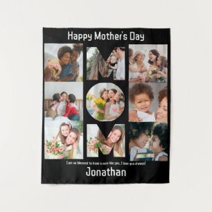 Benutzerdefiniertes Geschenk für Mama Mütter Tag 9 Wandteppich