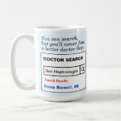 Benutzerdefiniertes Geschenk für Nephrologistische Kaffeetasse (Links)