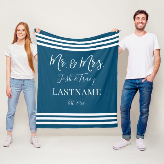 Benutzerdefiniertes Geschenk für Paar | Angepasste Fleecedecke (Beispiel)