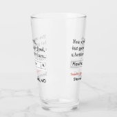 Benutzerdefiniertes Geschenk für Plastikchirurg Glas (Links)