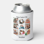 Benutzerdefiniertes Geschenk für Vater Väter Tag 9 Dosenkühler (Kanne Vorderseite)