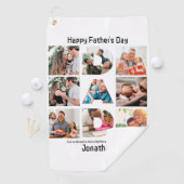 Benutzerdefiniertes Geschenk für Vater Väter Tag 9 Golfhandtuch (Insitu)