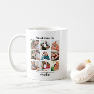 Benutzerdefiniertes Geschenk für Vater Väter Tag 9 Kaffeetasse