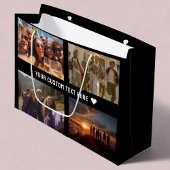Benutzerdefiniertes Geschenkwrap mit 8-Foto-Keepak Große Geschenktüte