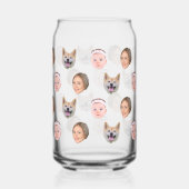 Benutzerdefiniertes Gesicht, benutzerdefiniertes F Dosenglas (Rückseite)