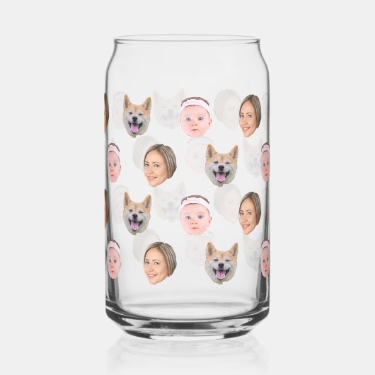 Benutzerdefiniertes Gesicht, benutzerdefiniertes F Dosenglas (Rückseite)