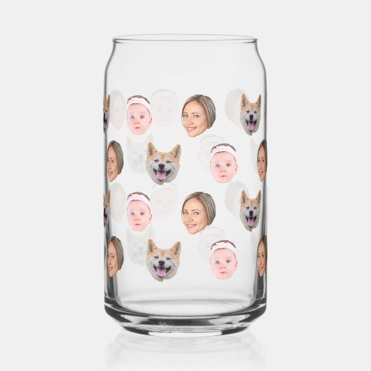 Benutzerdefiniertes Gesicht, benutzerdefiniertes F Dosenglas (Links)