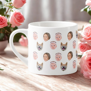 Benutzerdefiniertes Gesicht, benutzerdefiniertes F Espressotasse