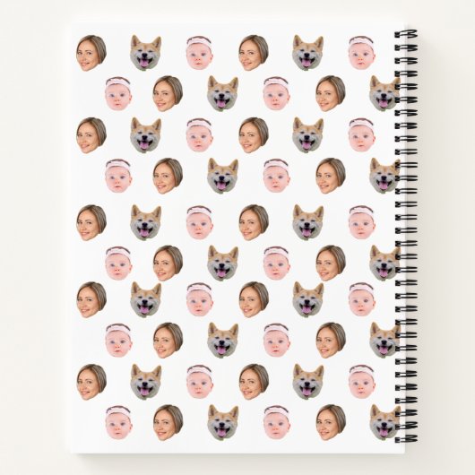 Benutzerdefiniertes Gesicht, benutzerdefiniertes F Notizblock (Rückseite)