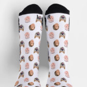 Benutzerdefiniertes Gesicht, benutzerdefiniertes F Socken (Oben)