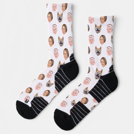 Benutzerdefiniertes Gesicht, benutzerdefiniertes F Socken (Links)