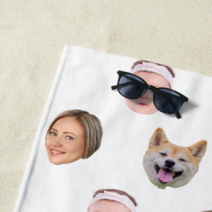 Benutzerdefiniertes Gesicht, benutzerdefiniertes F Strandtuch