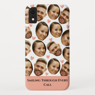 Benutzerdefiniertes Gesicht Bild Herz Lustiges Paa Case-Mate iPhone Hülle
