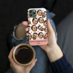 Benutzerdefiniertes Gesicht Bild Herz Lustiges Paa Case-Mate iPhone Hülle