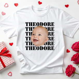 Benutzerdefiniertes Gesicht Geburtstag Junggeselle T-Shirt