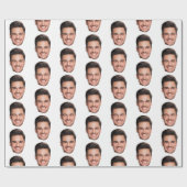 Benutzerdefiniertes Gesicht Geschenkpapier (Flach)